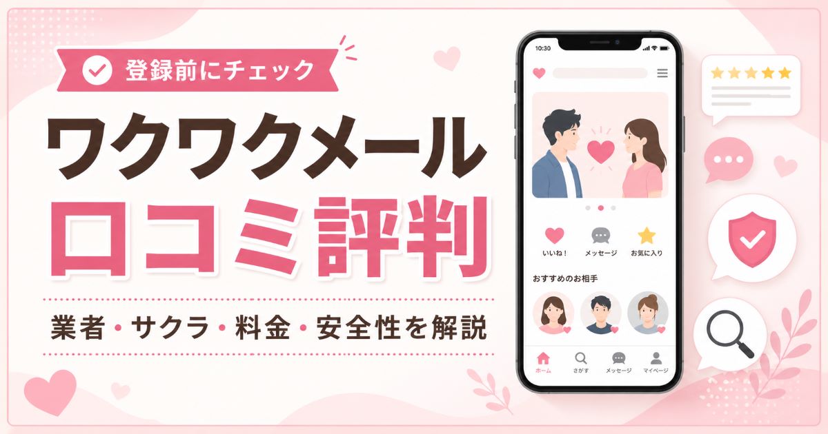 ワクワクメールの口コミ評判